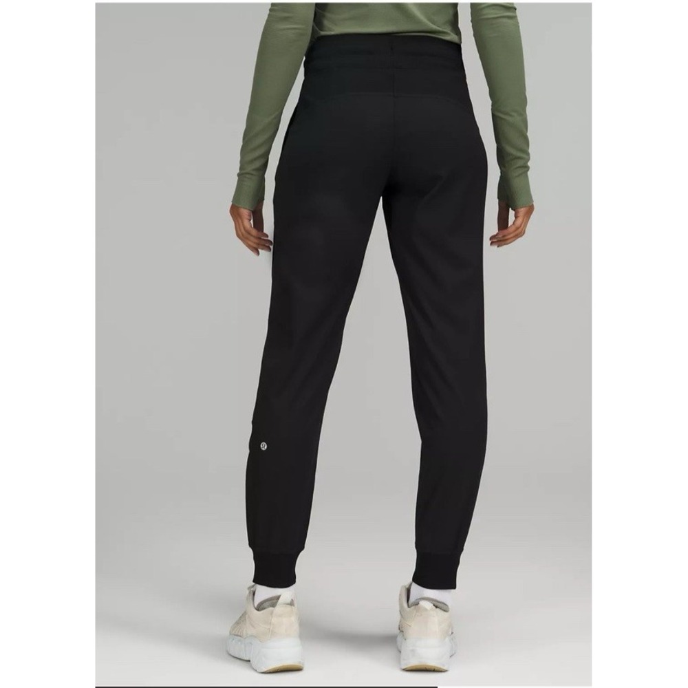 Lululemon Dance Studio Mid-Rise Full Jogger Pants Lightweight Drawstring Black 4 - Picture 3 of 8